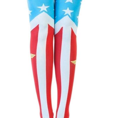 DC Comics Wonder Woman Women's Sheer Costume Tights